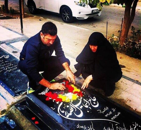 عکس قبر پدر