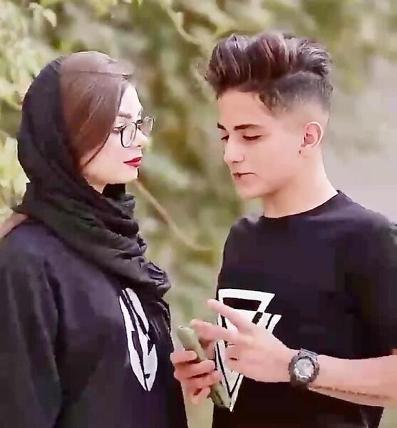 عکس امین طاهری و همسرش
