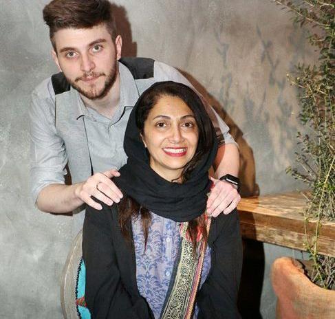 عکس امین طاهری و همسرش