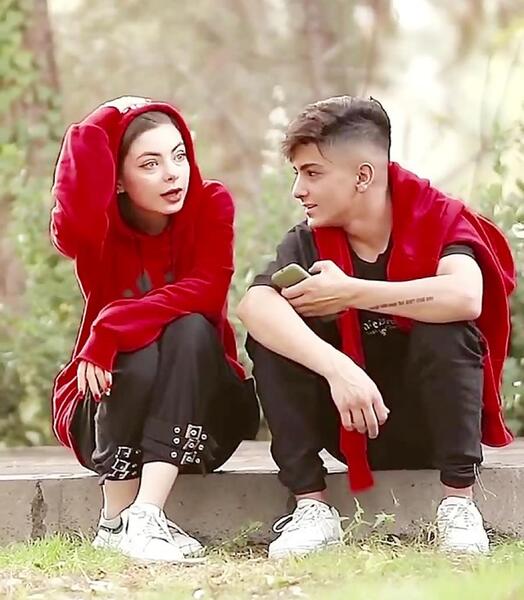 عکس امین طاهری و همسرش