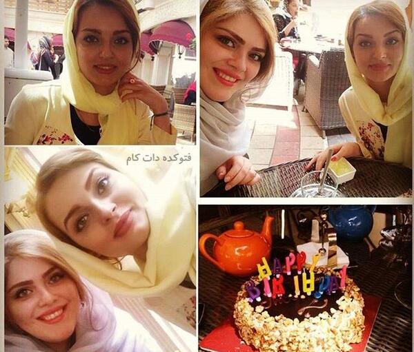 عکس نوشته کیک تولد نیلوفر