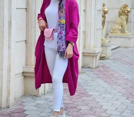 عکس از مانتو جلو باز جدید