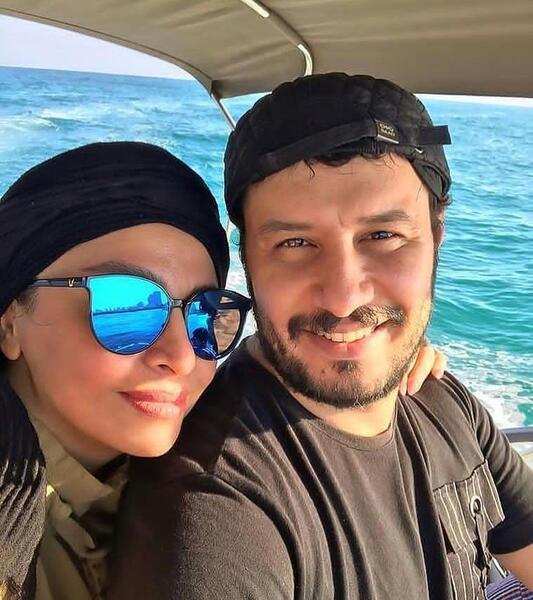 عکس احمد سلو وهمسرش