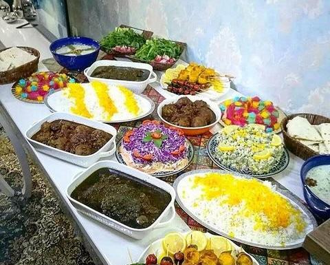 عکس ایده ی غذا برای شام