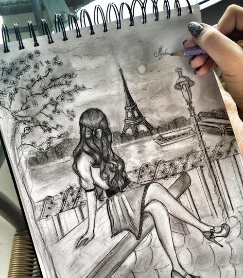 عکس دونفره عاشقانه نقاشی