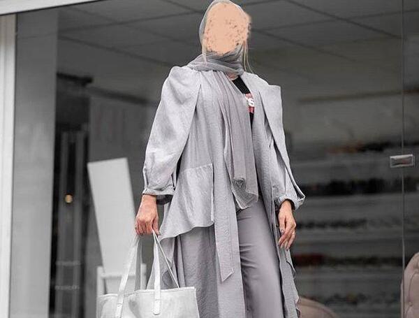 عکس مدل جدید مانتو پانچ بلند