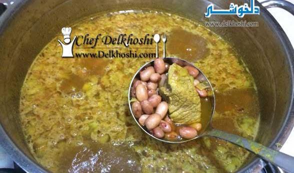 عکس قورمه سبزی با مخلفات