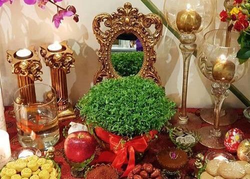 عکس ایده سفره هفت سین عید