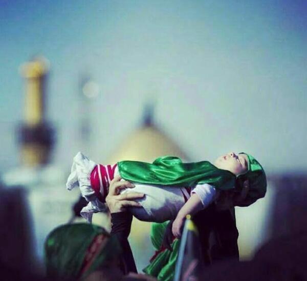 عکس گریه حضرت علی اصغر