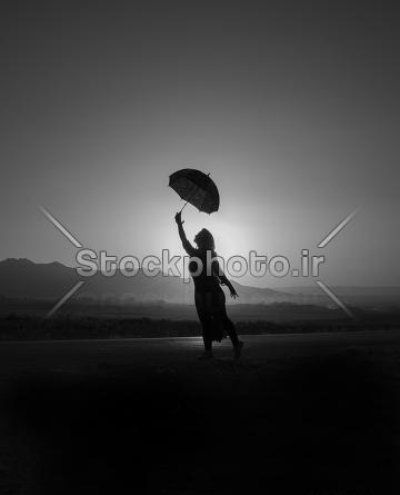 عکس تنهایی گرافیکی
