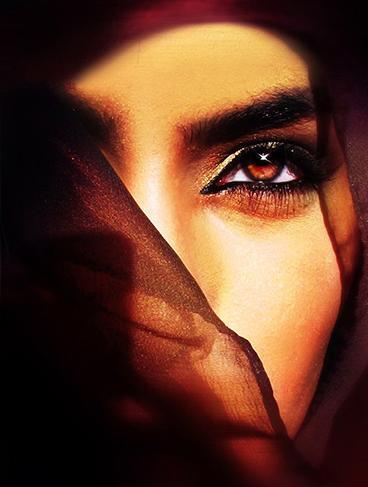 عکس چشم قهوه ای تیره