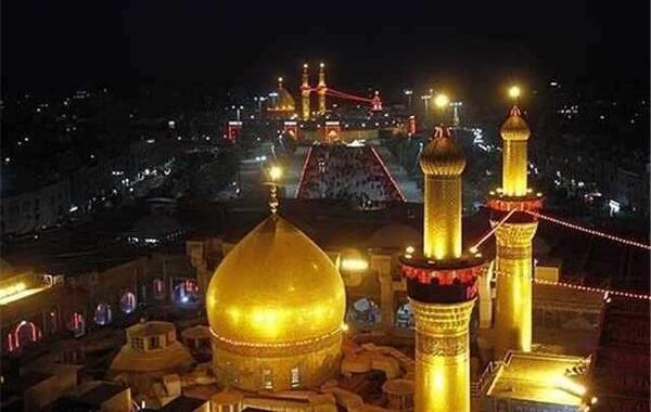 عکس حرم امام حسین گنبد