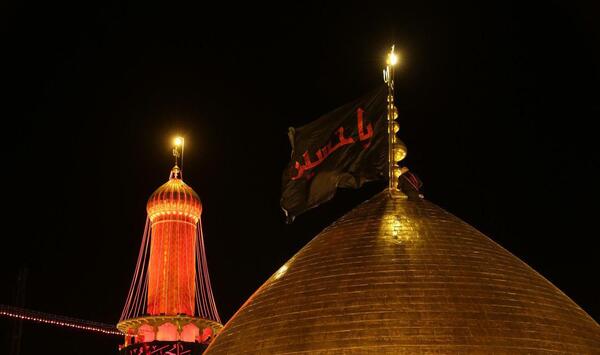 عکس حرم امام حسین گنبد