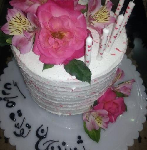 عکس کیک تولد ثمین جان تولدت مبارک