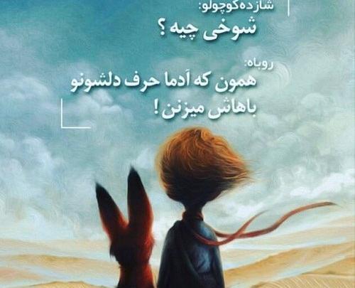 عکس نوشته غمگین شازده کوچولو