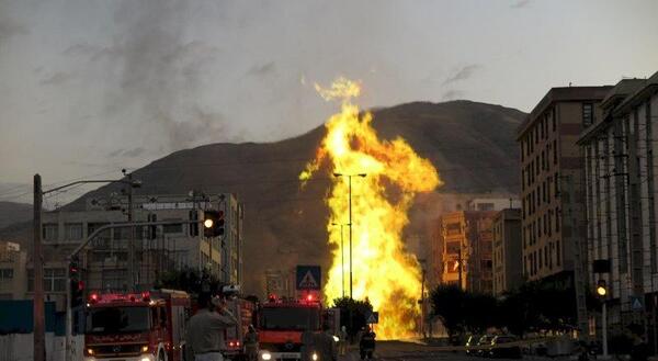 عکس آتش گرفتن خانه