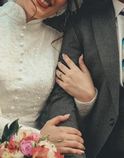 عکس عروس و داماد محضری