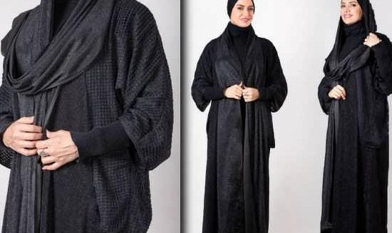 عکس مدل مانتو جلو باز با پارچه لمه