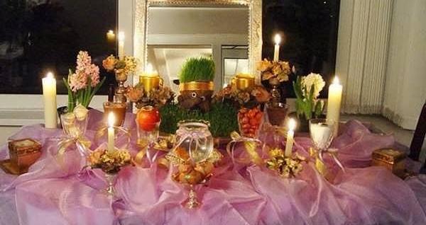 عکس ایده سفره هفت سین با تور