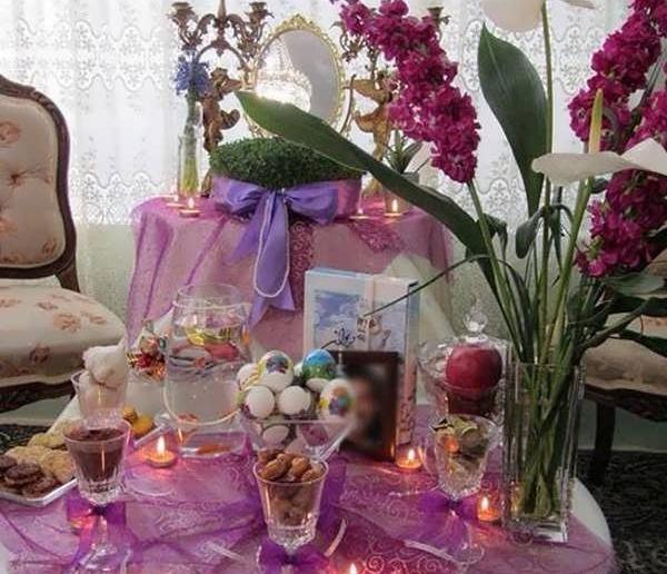 عکس ایده سفره هفت سین با تور
