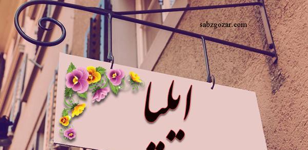 عکس نوشته پسرم ایلیا
