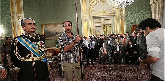 عکس شاه در کاخ نیاوران
