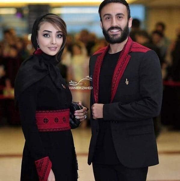 عکس عروسی پویا گنجی و همسرش