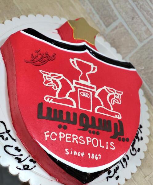 عکس کیک تولد دخترانه پرسپولیسی