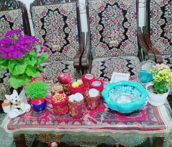 عکس سفره هفت سین پته