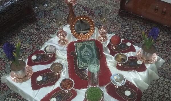 عکس سفره هفت سین پته