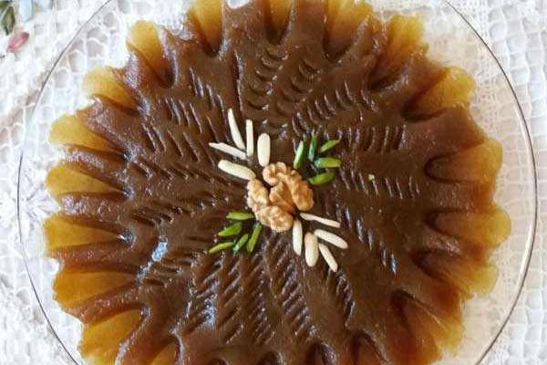 عکس تزیین حلوا ساده