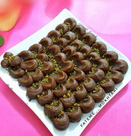عکس تزیین حلوا ساده