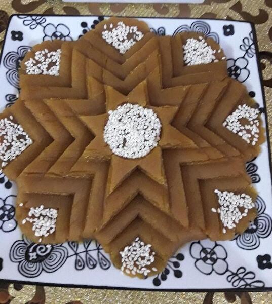 عکس تزیین حلوا ساده