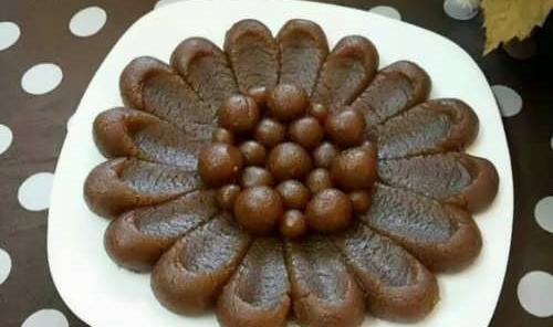 عکس تزیین حلوا ساده