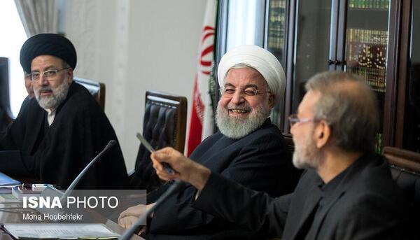 عکس لبخند روحانی