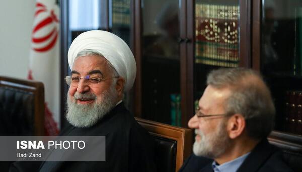 عکس لبخند روحانی
