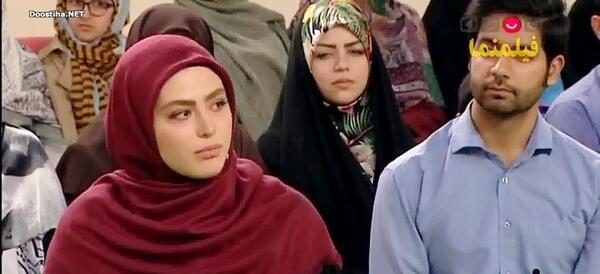 عکس ریحانه پارسا و سینا مهراد در خندوانه