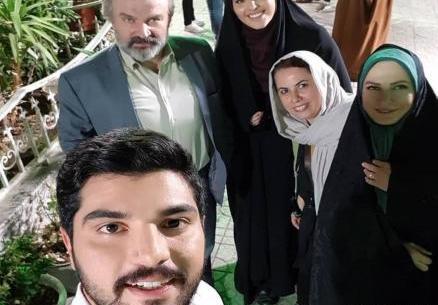 عکس ریحانه پارسا و سینا مهراد در خندوانه