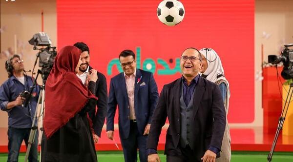عکس ریحانه پارسا و سینا مهراد در خندوانه
