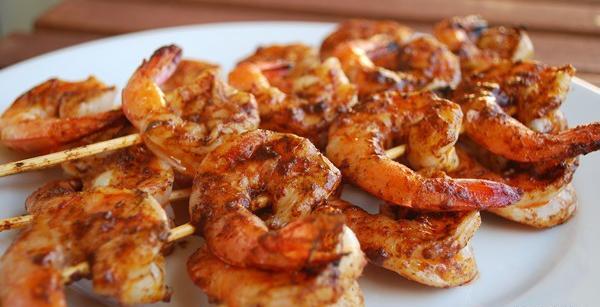 عکس غذای شاه میگو