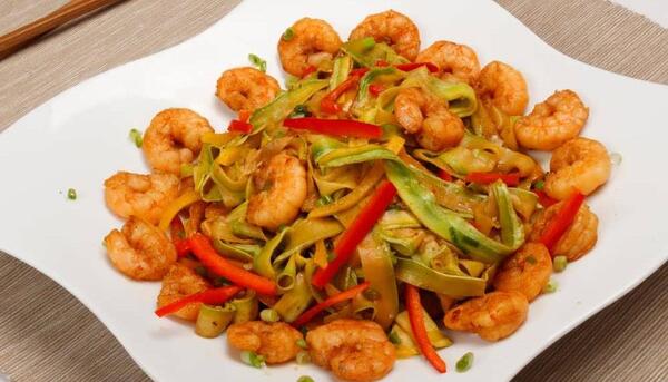 عکس غذای شاه میگو