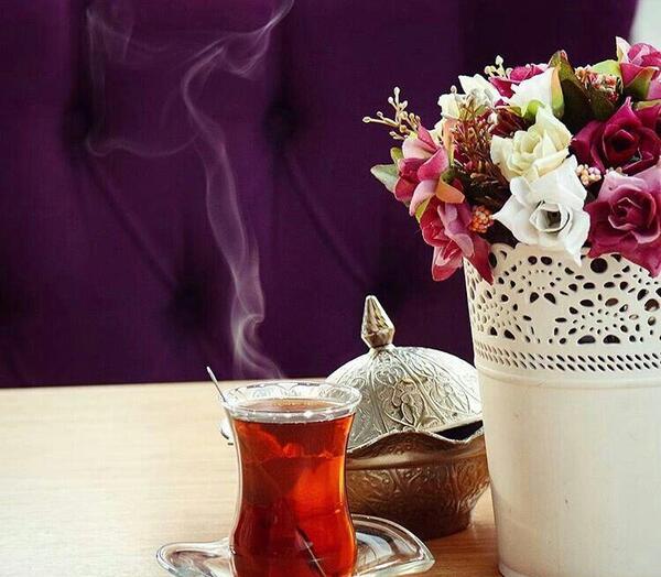 عکس فنجان چای عاشقانه