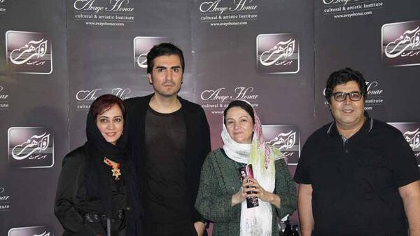 عکس حافظ ناظری و همسرش