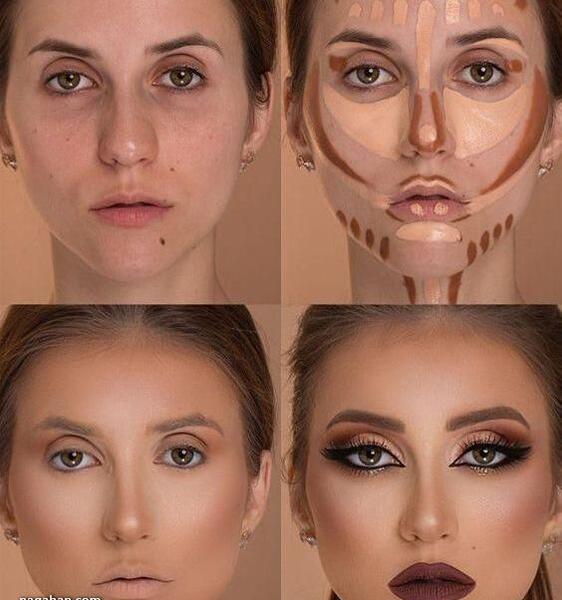 عکس ایده های آرایش صورت