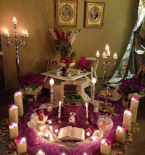 عکس سفره هفت سین عاشقانه