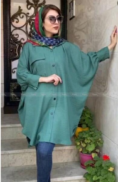 عکس مدل مانتو اسپرت آستین کیمونو