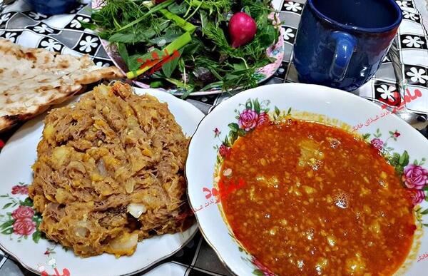 عکس گوشت کوبیده آبگوشت