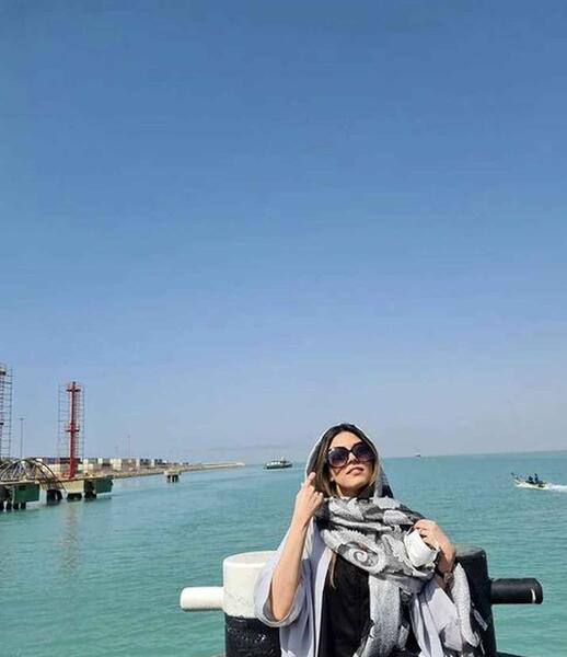 عکس جالب لب دریا