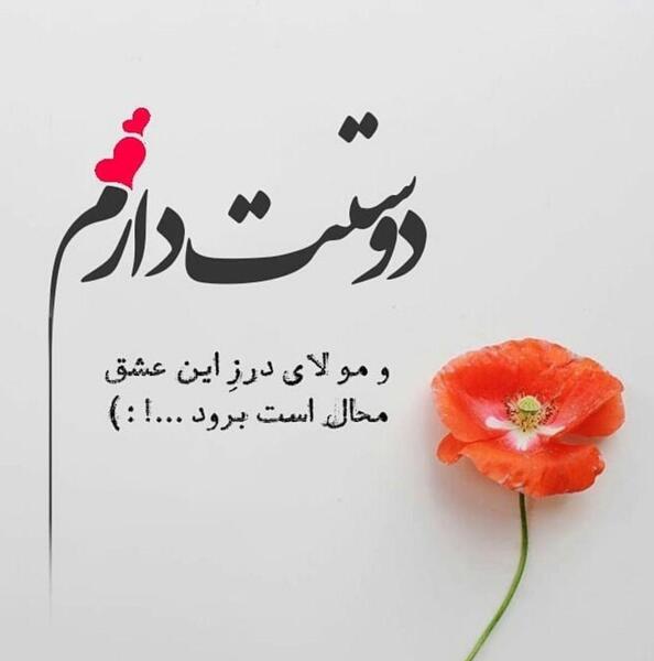 عکس دوست دارم کوتاه
