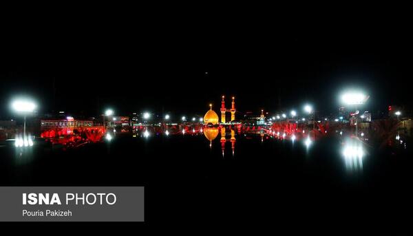 عکس شب حرم امام حسین